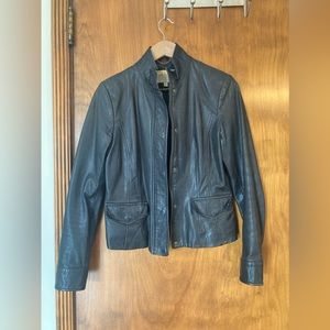 Banana republic leather jacket